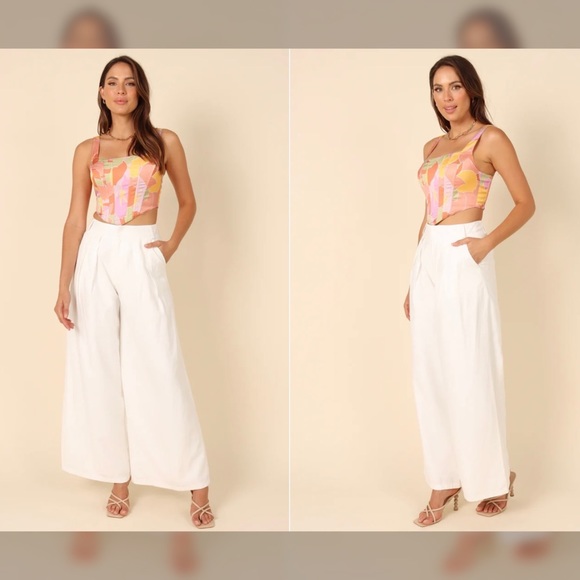 ROWENA CORSET TOP - SAGE MULTI - Picture 6 of 8